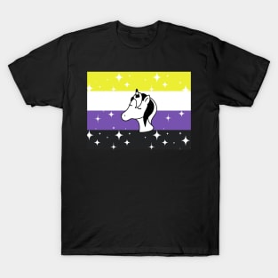 Non-Binary Sparkle Unicorn T-Shirt